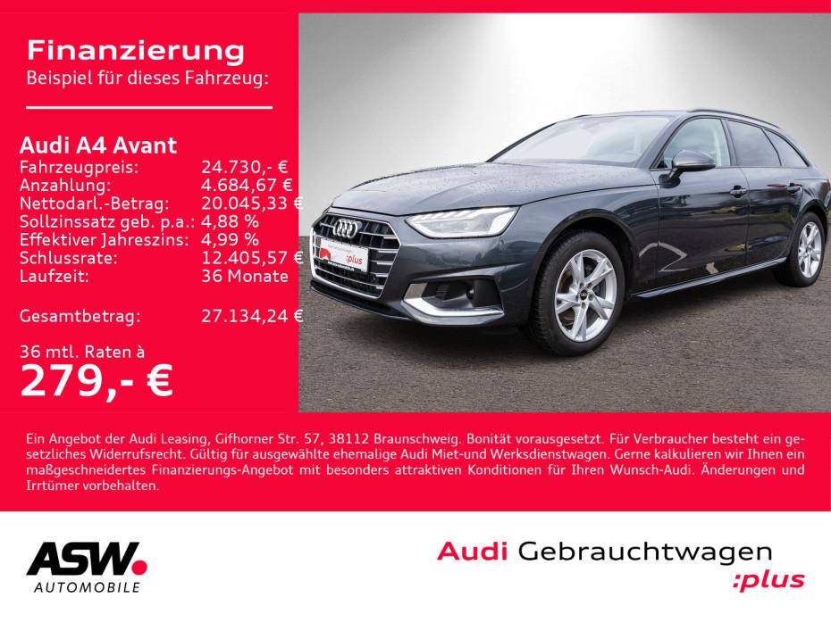 Audi A4 Avant advanced 35 TDI Navi LED AHK VC ACC PDC