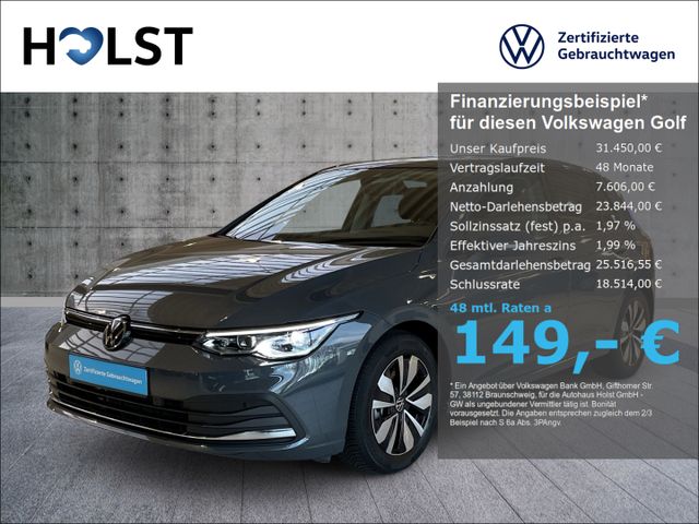 Volkswagen Golf VIII 2.0TDI DSG MOVE HUD AHK PANO NAVI LED 