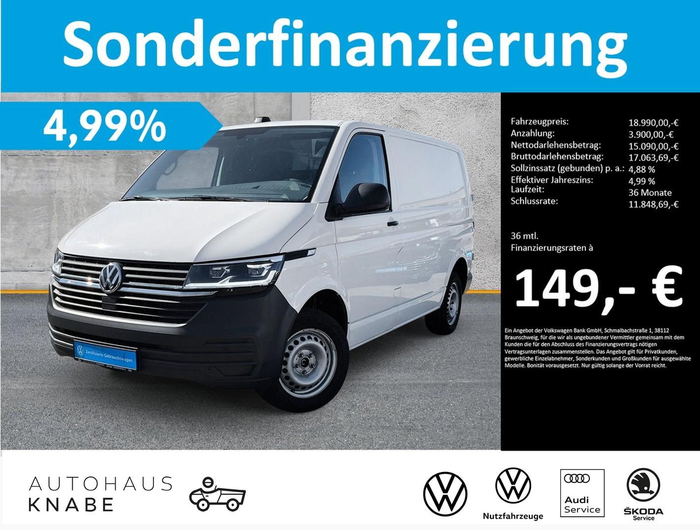 Volkswagen T6 Transporter Kasten 2.0 TDI 3,2t LED KLIMA NAV