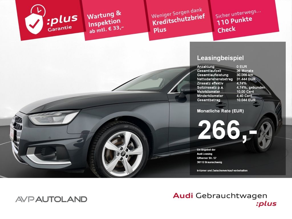 Audi A4 Avant 30 TDI S tronic advanced Standheizung