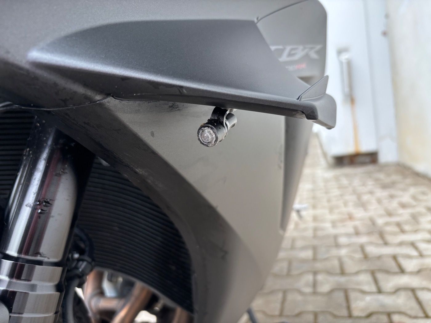Fahrzeugabbildung Honda CBR 600 RR kurzer Kennzeichenhalter