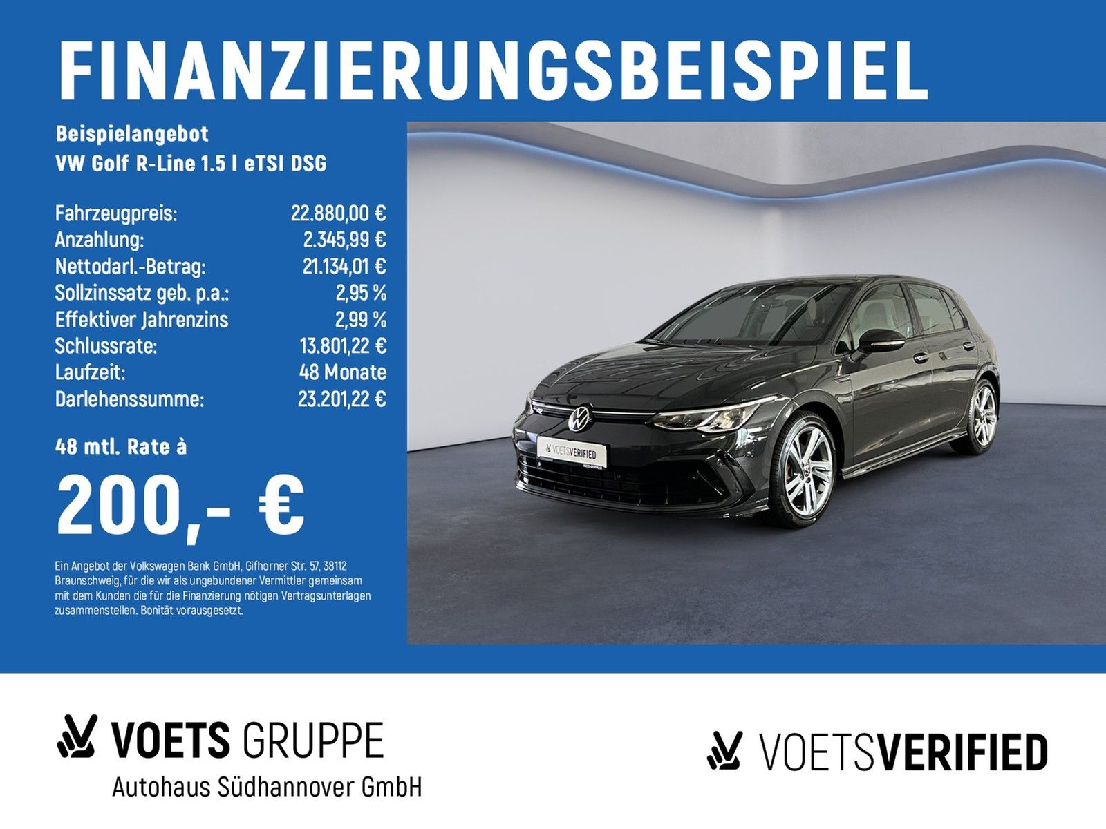 Volkswagen Golf R-Line 1.5 l eTSI DSG DAB+KLIMA+LED+PDC