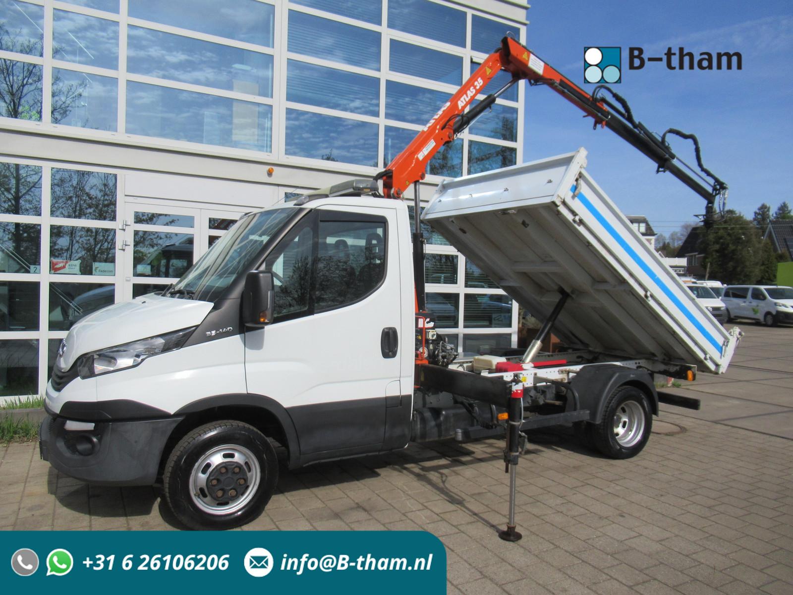 Iveco Daily 35C14 2.3 375 Kipper + ATLAS 35-A2 Kraan K
