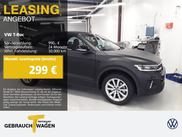 Volkswagen T-Roc Cabrio 1.5 TSI DSG R-LINE IQ.LIGHT ST.HEIZ