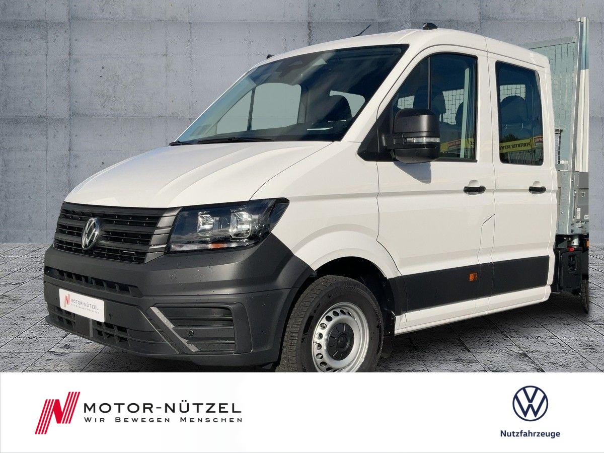 Volkswagen Crafter 35 DoKa MR TDI 3 Seiten Kipper +AHK/Klim