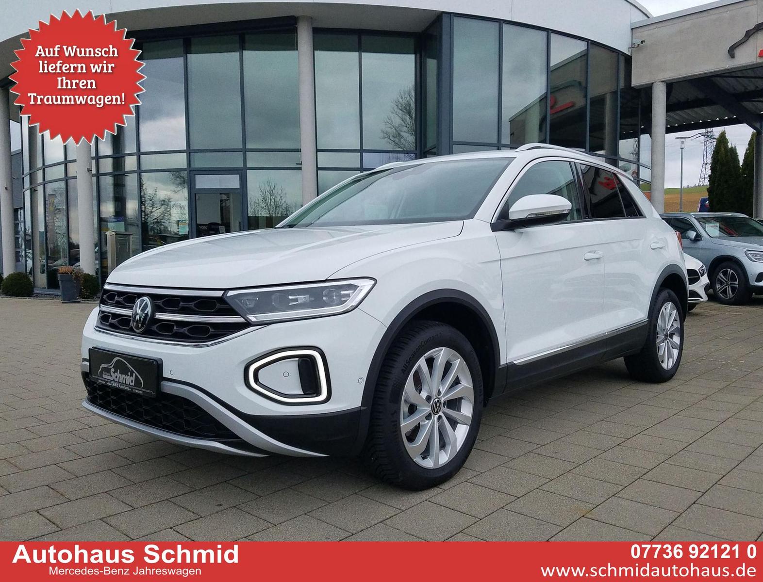 Volkswagen T-Roc 1.5 TSI, Style, App-Connect, Klima, LED...