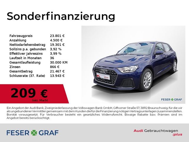 Audi A1 Sportback Advanced 30 TFSI SmartphoneI,SHZ