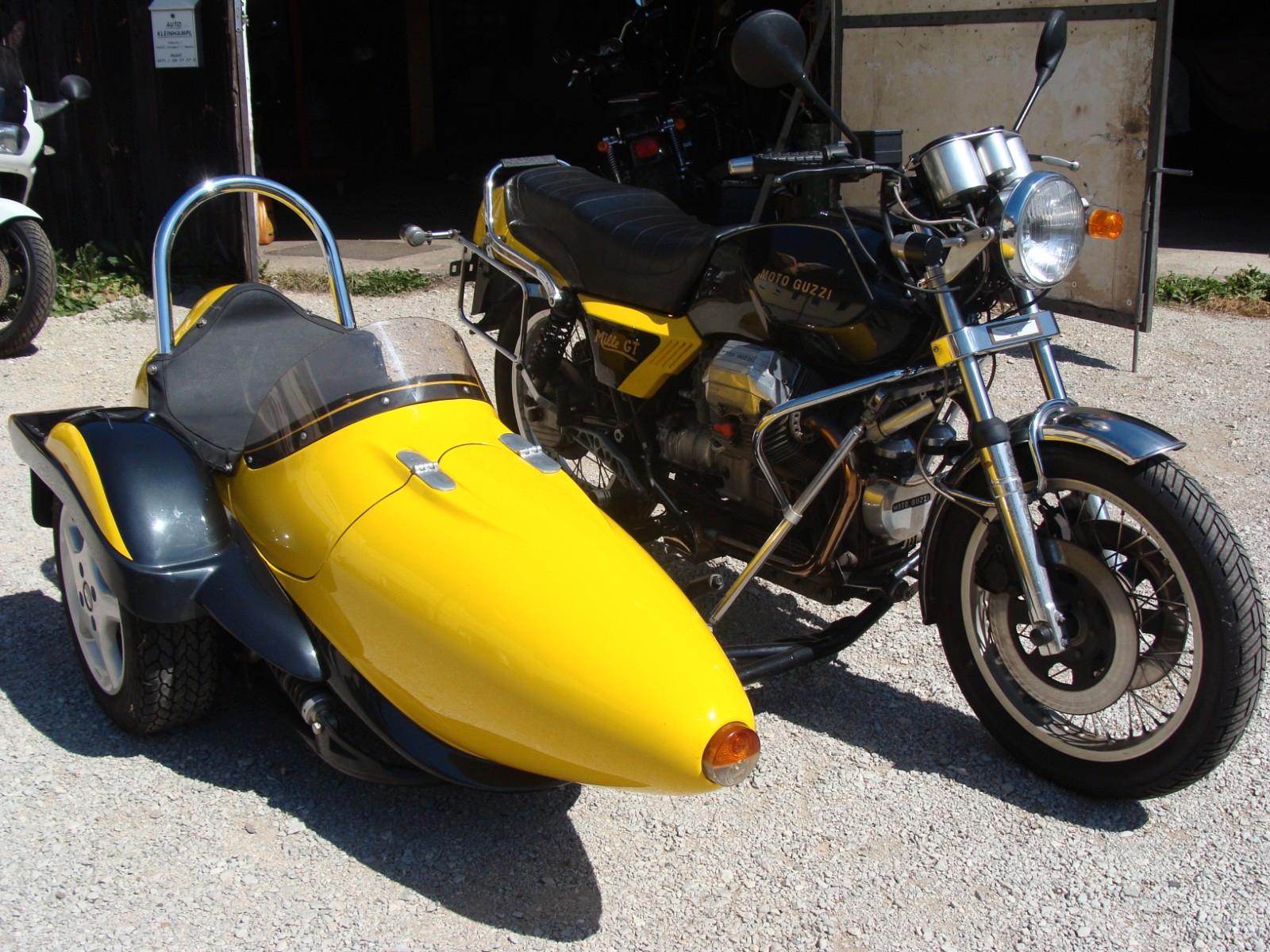 Moto Guzzi Mille GT  mit Armec Schwenker