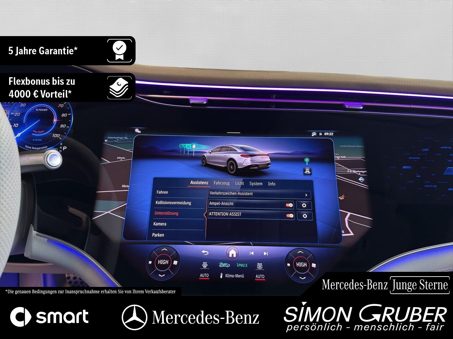 Fahrzeugabbildung Mercedes-Benz EQS 53 4M+ AMG Guard360 TV HUD 4*Massage