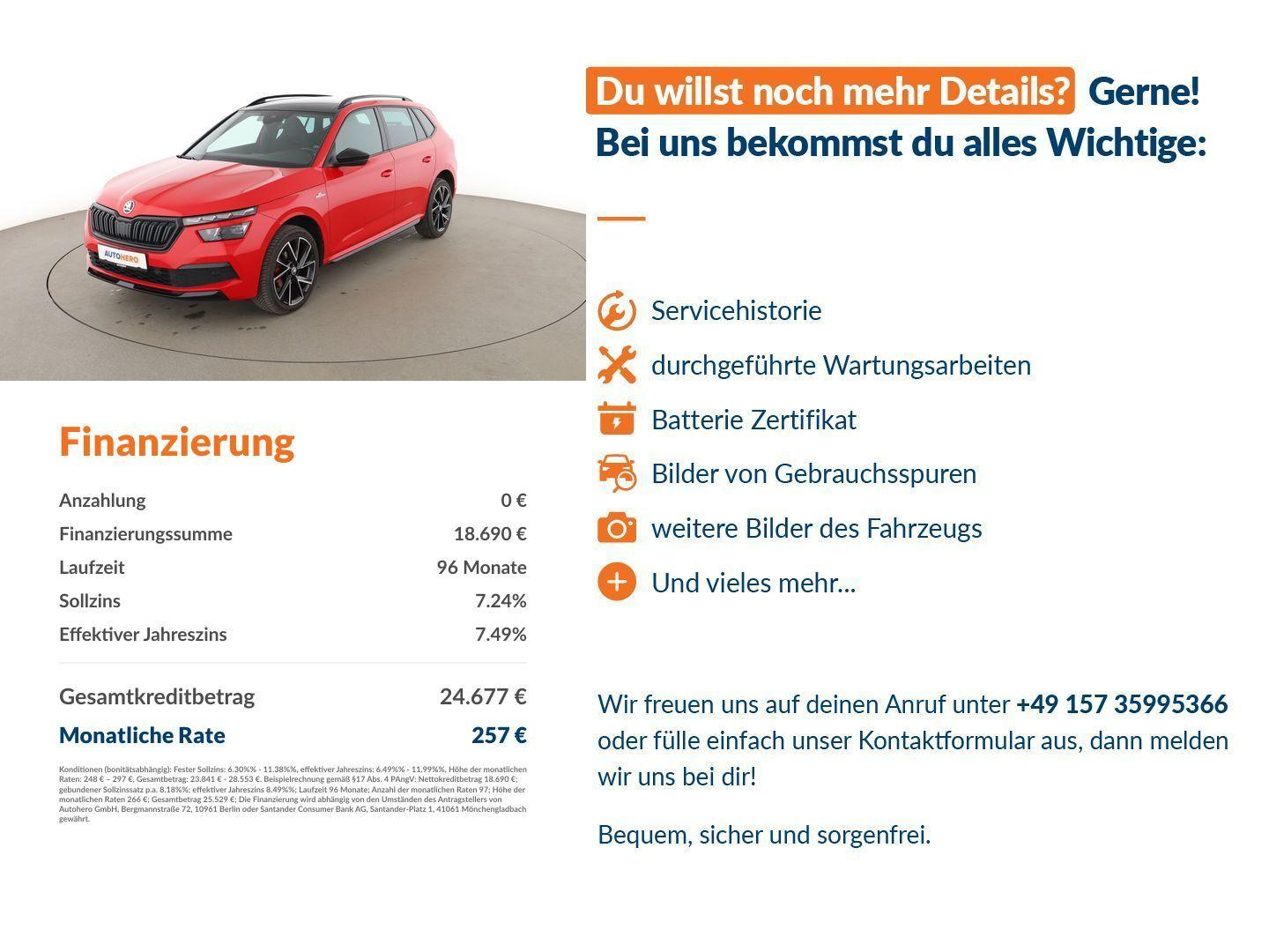 Skoda Kamiq 1.0 TSI Monte Carlo Aut.*NAVI*LED*TEMPO*