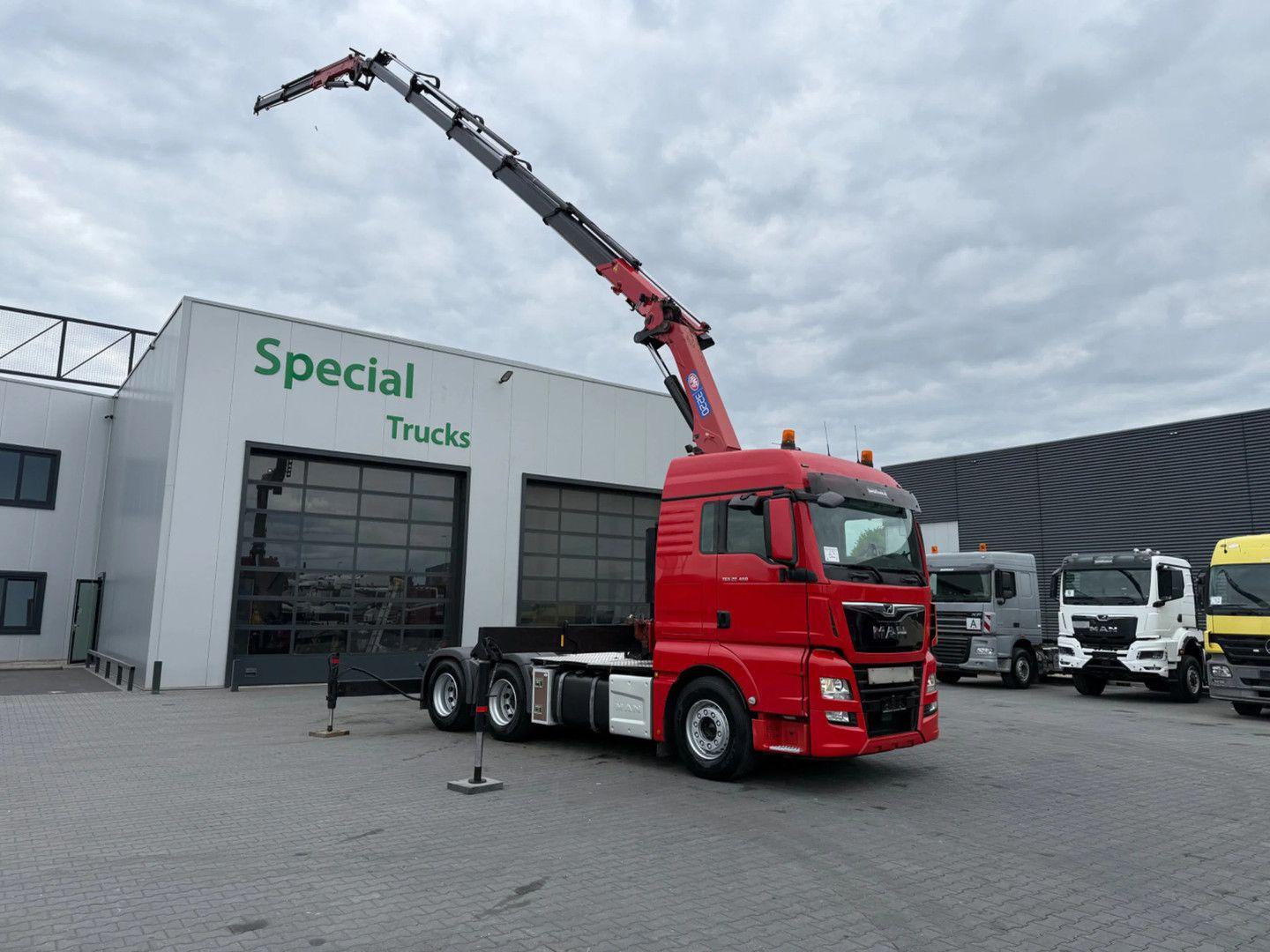 MAN TGX 28.460 6x2-2 BLS / Euro 6 / HMF 3220K-RC K5