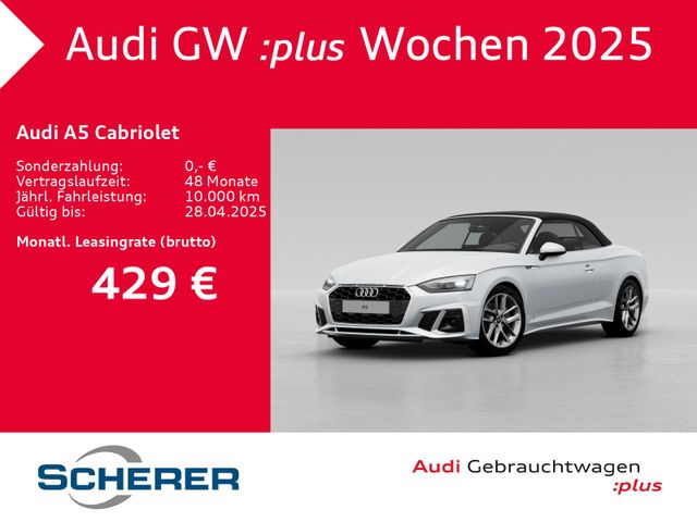 Audi A5 Cabriolet S line 40 TFSI S tro. Led,Vr.C.Pit,