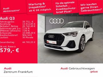 Audi Leasingangebot: Audi Q3 35 TFSI S tronic S line LED NAVI EL. HECKKL