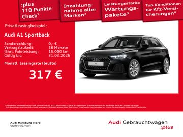 Audi Leasingangebot: Audi A1 Sportback 25 TFSI S tronic LED CarPlay Sound