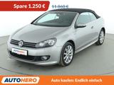 Volkswagen Golf VI 1.2 TSI Lounge BMT*NAVI*PDC*SHZ*KLIMA* - mit Benzin-Antrieb: Silber, Cabrio