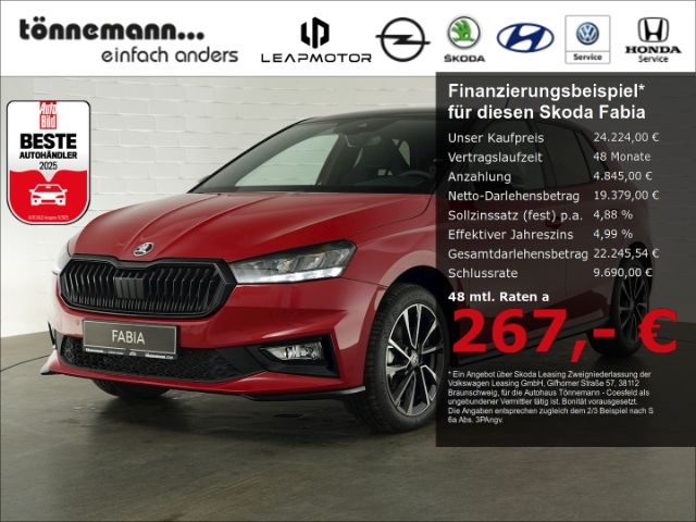 Fabia MONTE CARLO TSI DSG+BLUETOOTH+SITZ-/LENKRA