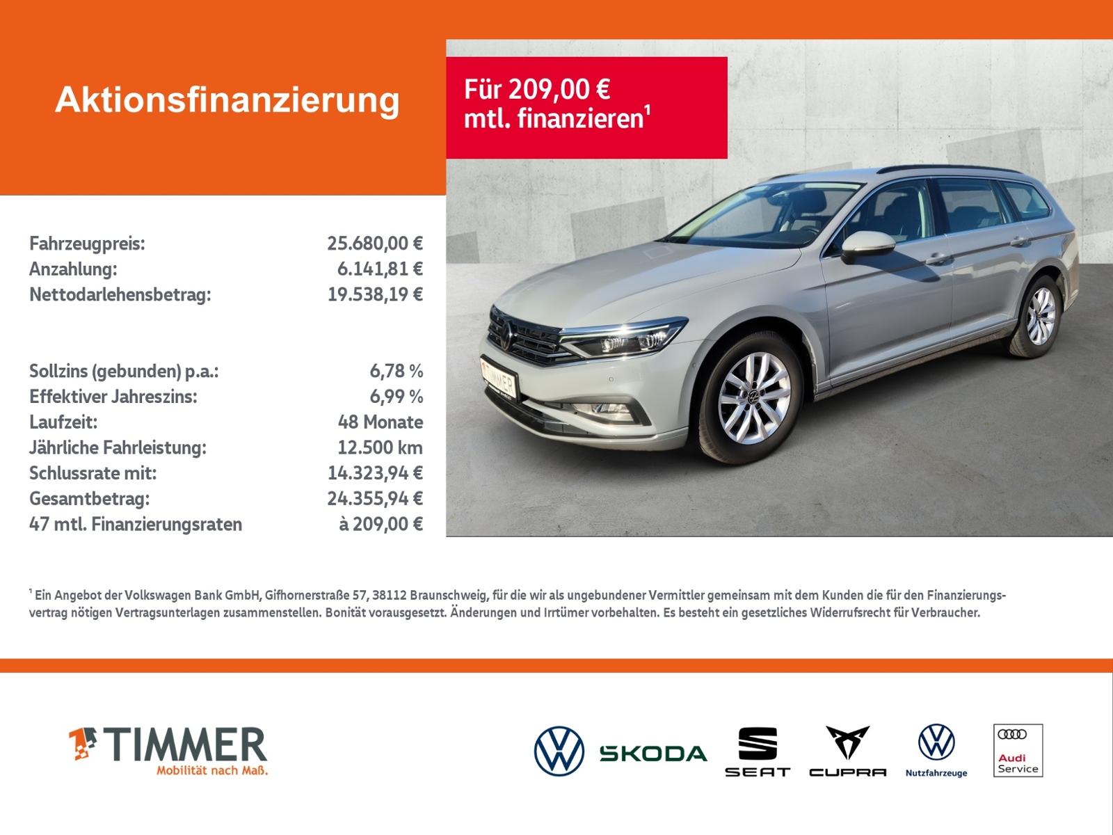 Volkswagen Passat Variant 2.0 TDI DSG BUSINESS *IQ.LIGHT *A