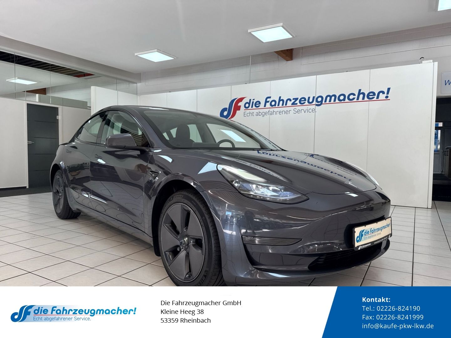 Fahrzeugabbildung Tesla Model 3 RWD Soundsystem ACC El. Heckklappe WLAN