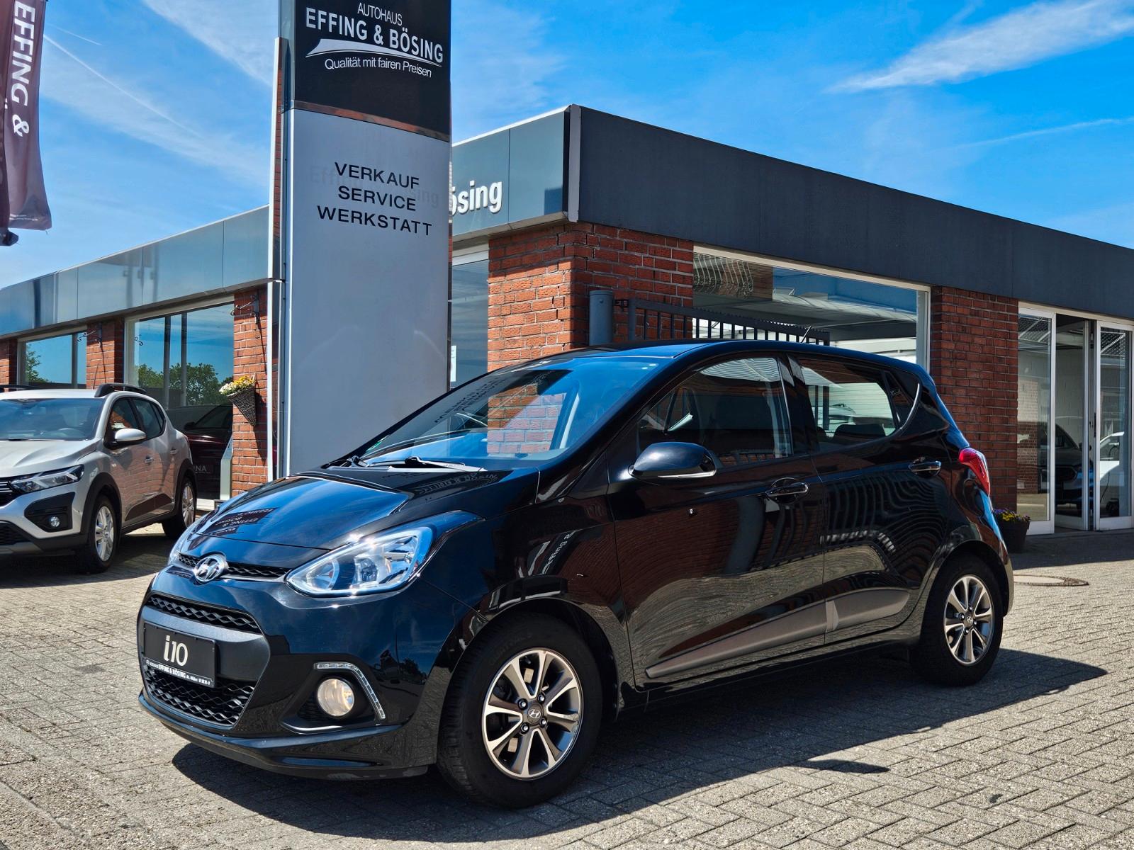 Hyundai i10-Klimaautomatik-ALU-GZJR-BT-Tempomat