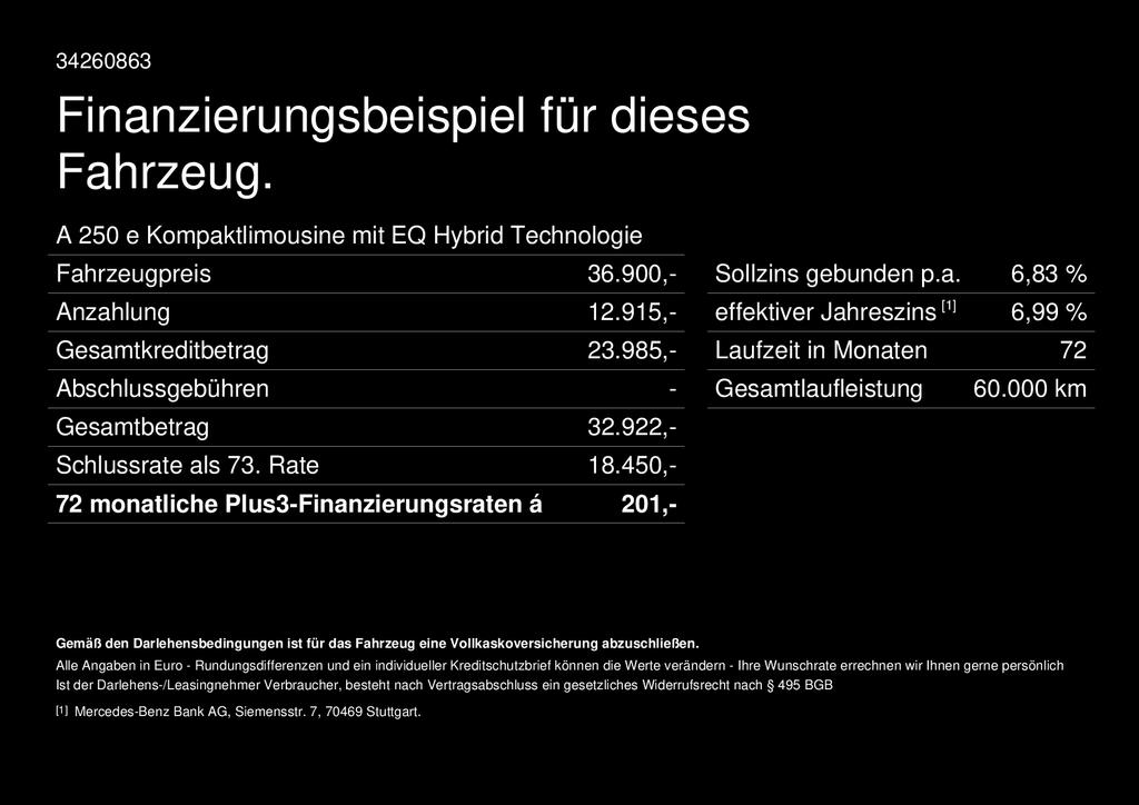 Mercedes-Benz A 250 e AMG Advanced Plus Ambiente Kamera AHK