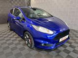 Ford Fiesta*ST LINE*SONY-R.KAM-RECARO-TEMPO-SHZ-KLIMA - mit Benzin-Antrieb: Blau, Teilleder, Kleinwagen