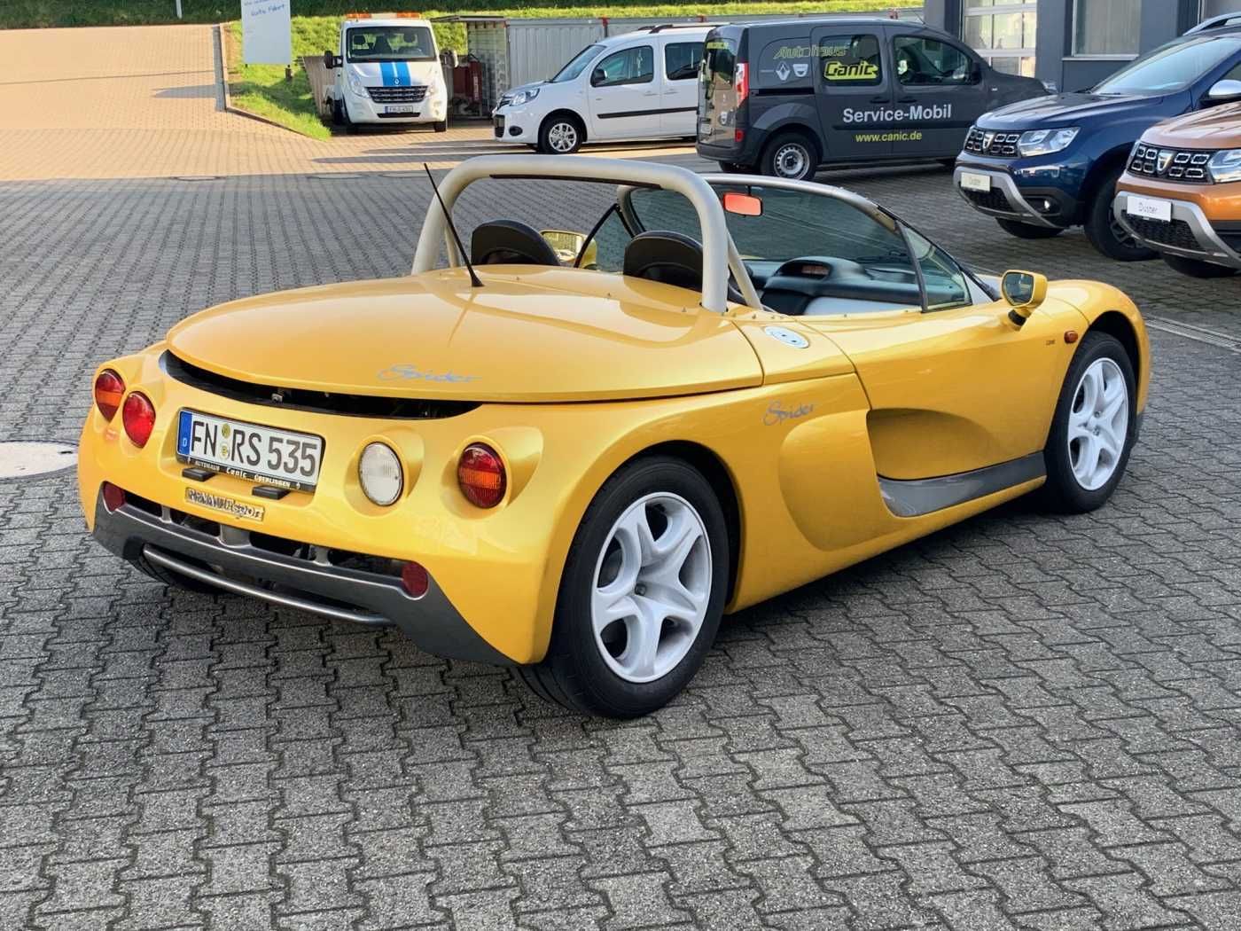 Fahrzeugabbildung Renault Spider Sport 2.0 Windschutz-Scheibe 1. Hand