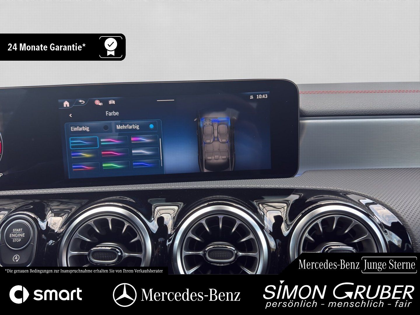 Fahrzeugabbildung Mercedes-Benz CLA 220 d AMG Night Pano Burm MBeam KeyGo 19Zoll