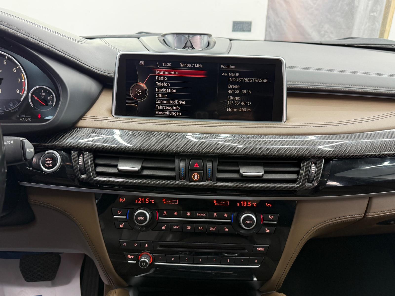 BMW X6 M*B&O*DEUTSCH*UNFALLFREI*MEMORY*CARBON*HUD*
