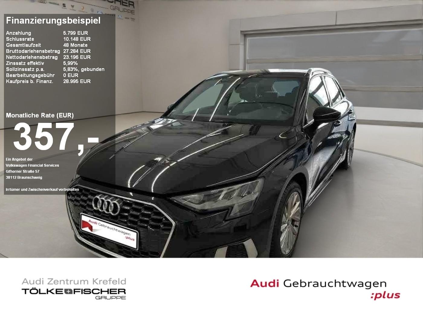Audi A3 Sportback 35 2.0 TDI advanced AUT Kam. Navi