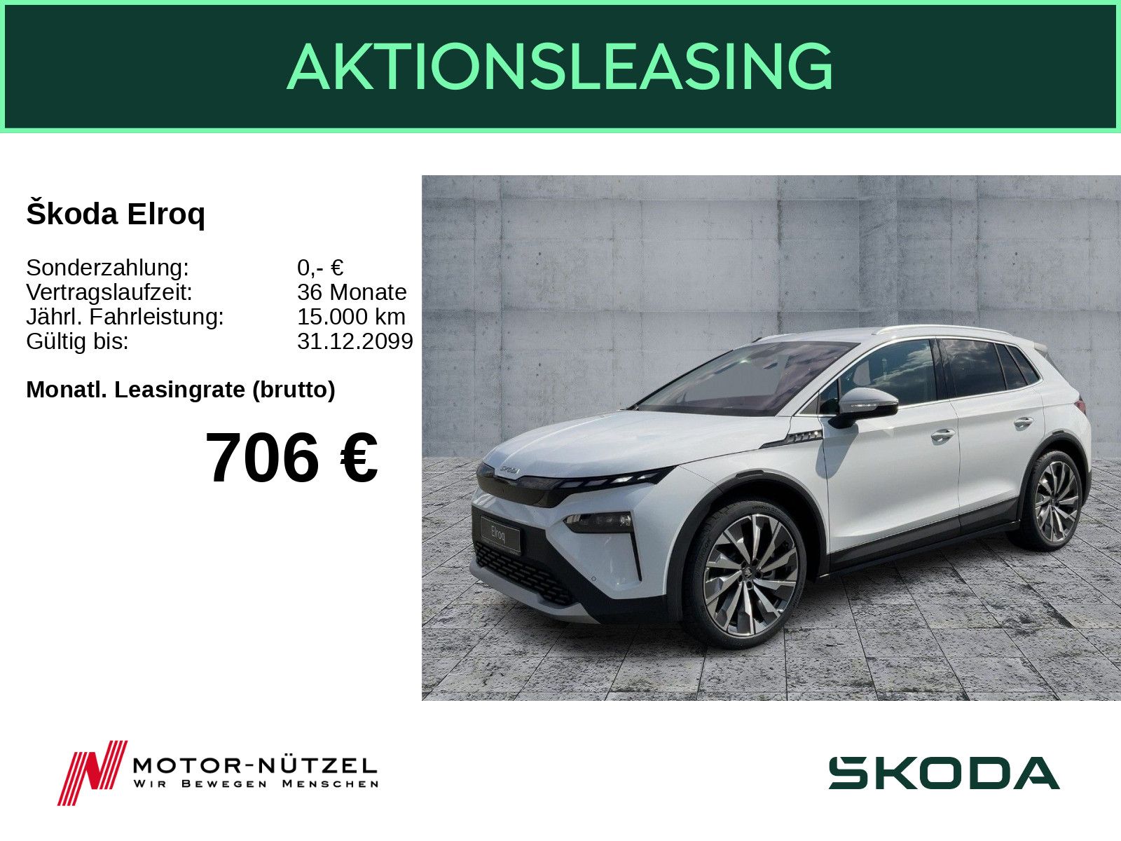 Skoda Elroq 85 360° AHK LED PDC SHZ RFK 21" STANDHZ