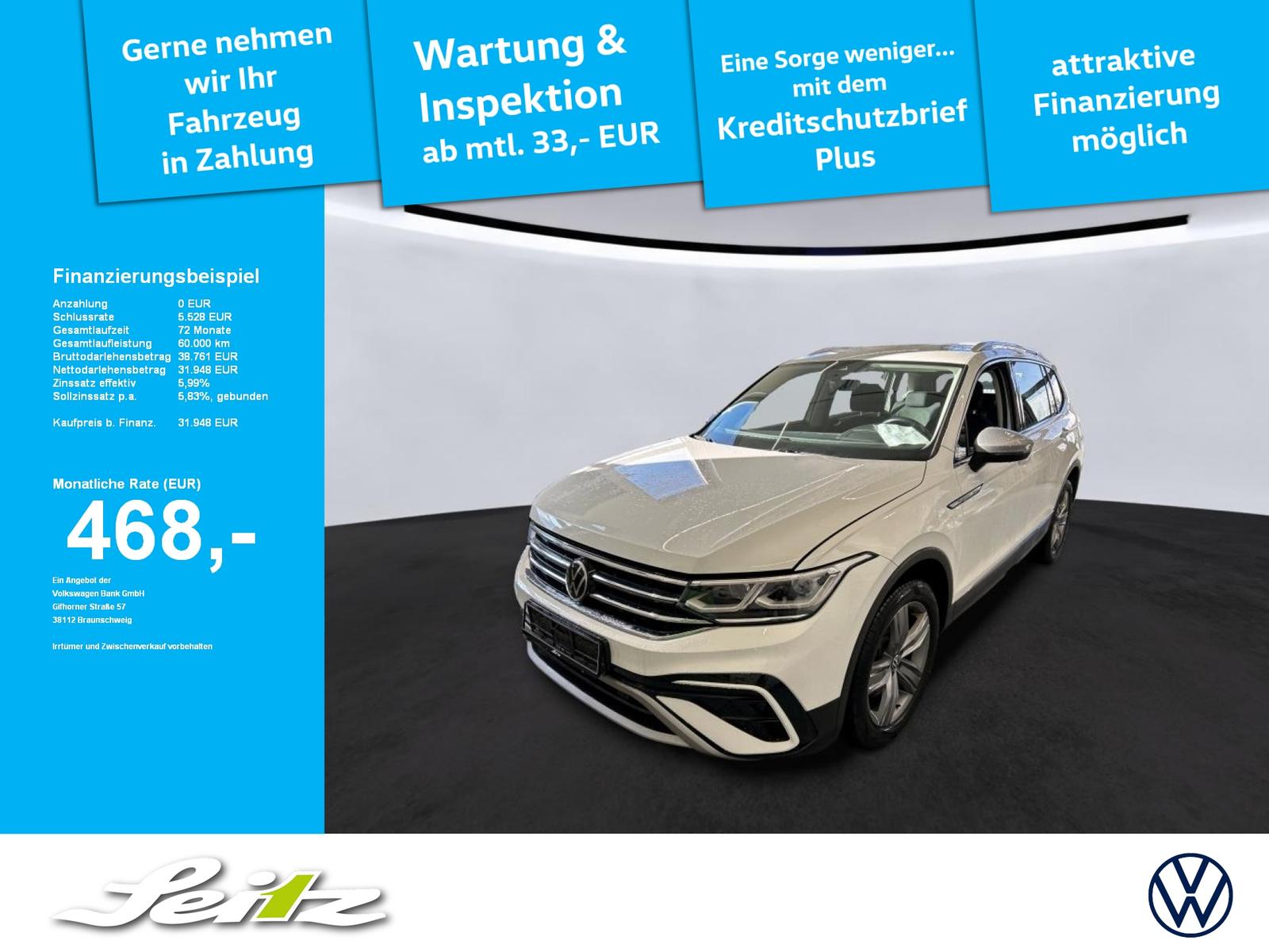Volkswagen Tiguan Allspace 2.0 TDI 4M Elegance *AHK*MATRIX*