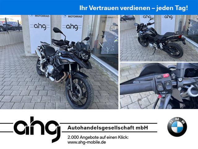 BMW F 750 GS mit Tieferlegung und niedriger Sitzbank