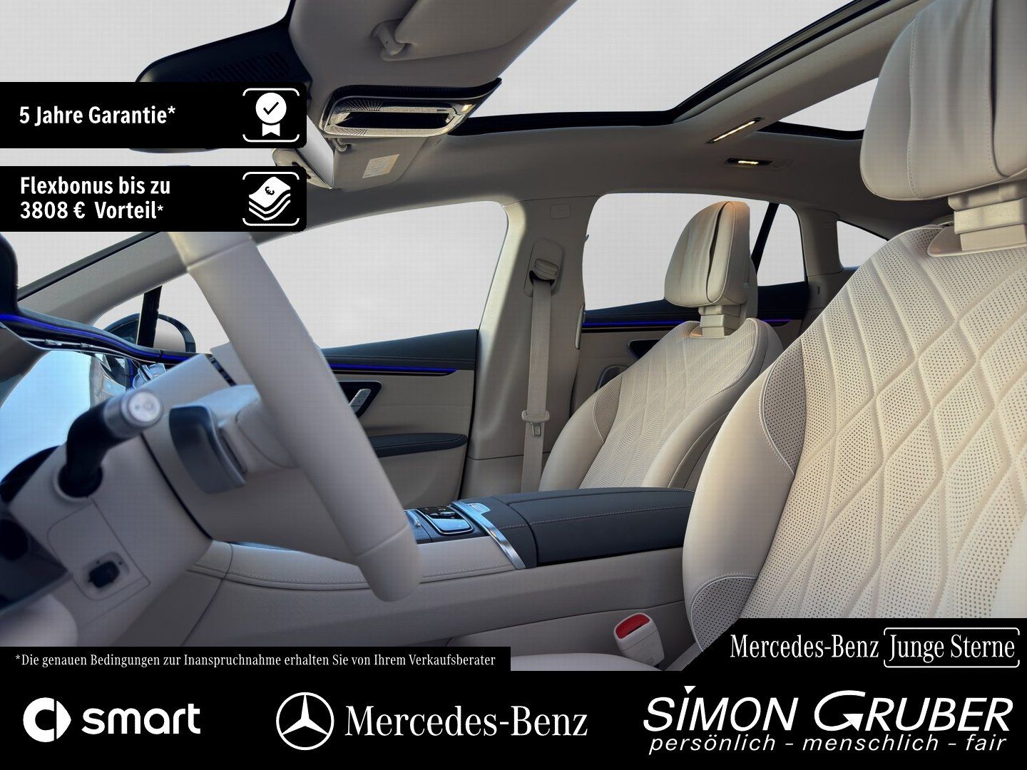 Fahrzeugabbildung Mercedes-Benz EQS 450 4M AMG Massage Sitzklima Nappa Mod 2026!