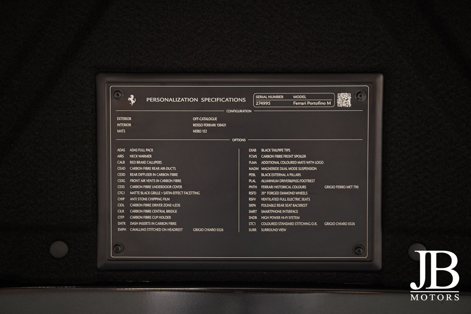 Fahrzeugabbildung Ferrari Portofino M Carbon LED JBL Surround Magneride