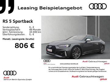 Audi Leasing Angebot: Audi RS5 Sportback *PANO*MATRIX*HuD*360°*B&O*NAV+*