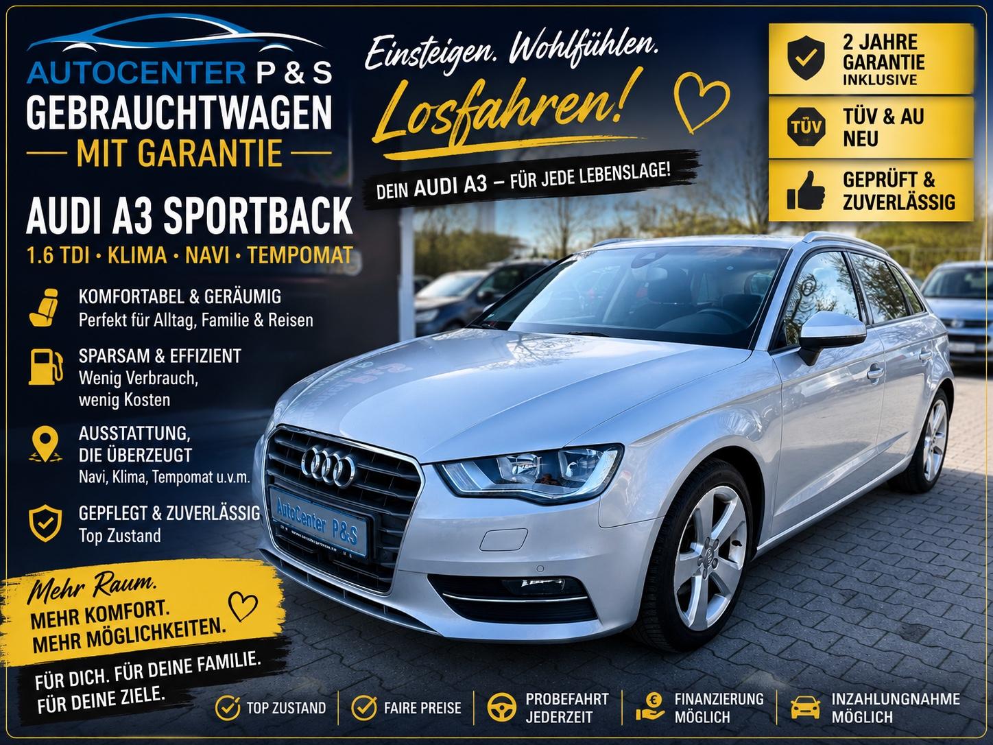 Audi A3 Sportback - Automatik-S-line - Garantie
