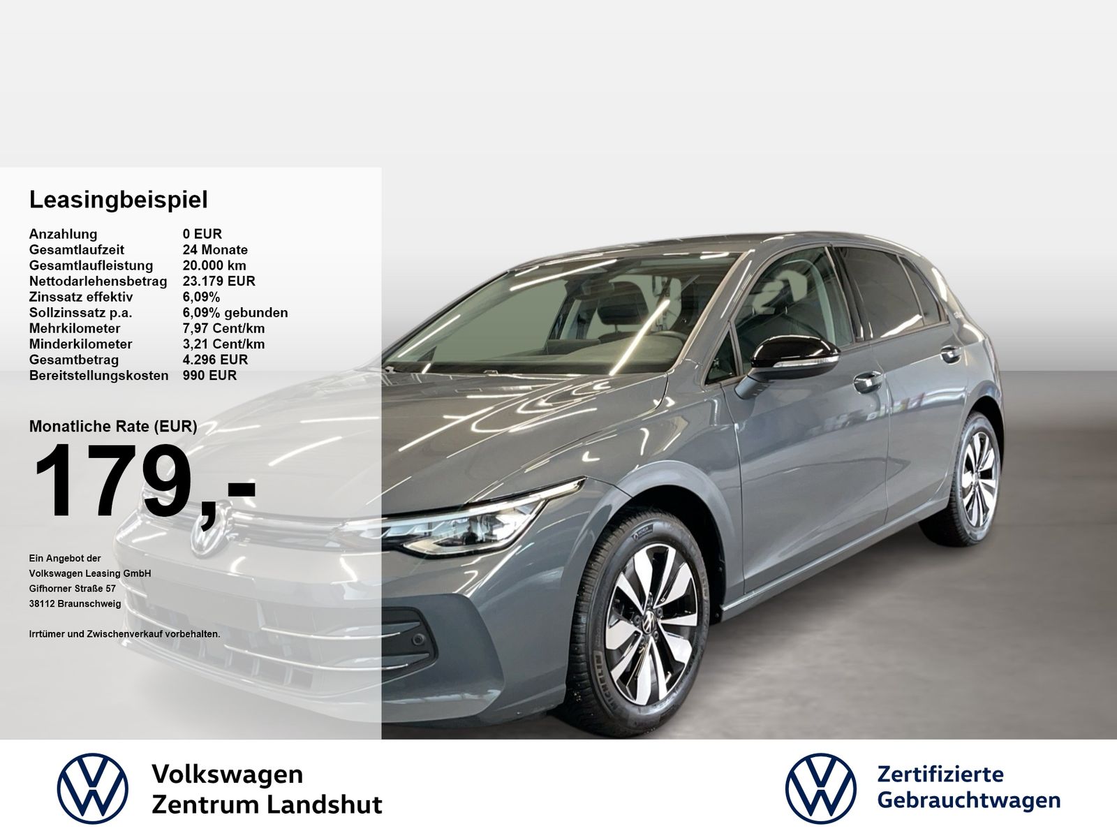 Volkswagen Golf VIII 1.5 TSI Life GOAL ACC AHK Kam. LED PDC