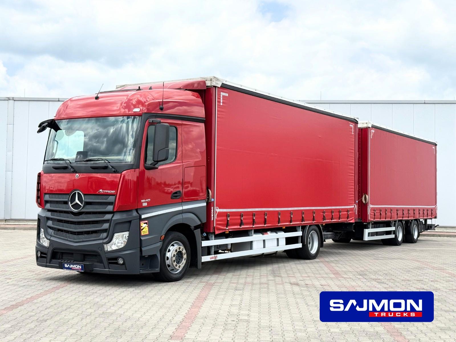 Mercedes-Benz Actros 1840 tandem 2x7,75 jumbo lkw