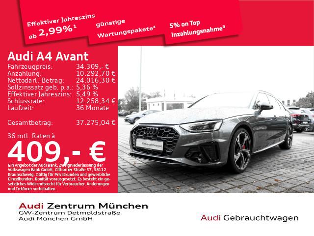 Audi A4 Avant 40 TFSI S tronic S line ACCVirtualNav 2023