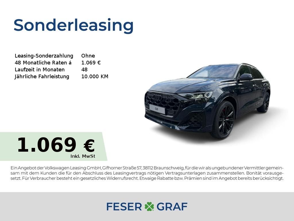 Audi Q8 S line V6 e-hybrid quattro -23%Lagerwagensale