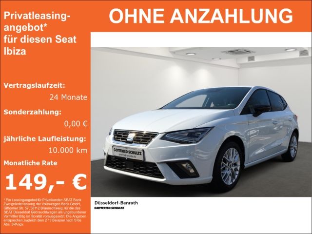 Seat Ibiza FR 1.0 TSI Voll-LED CarPlay Einparkhilfe K