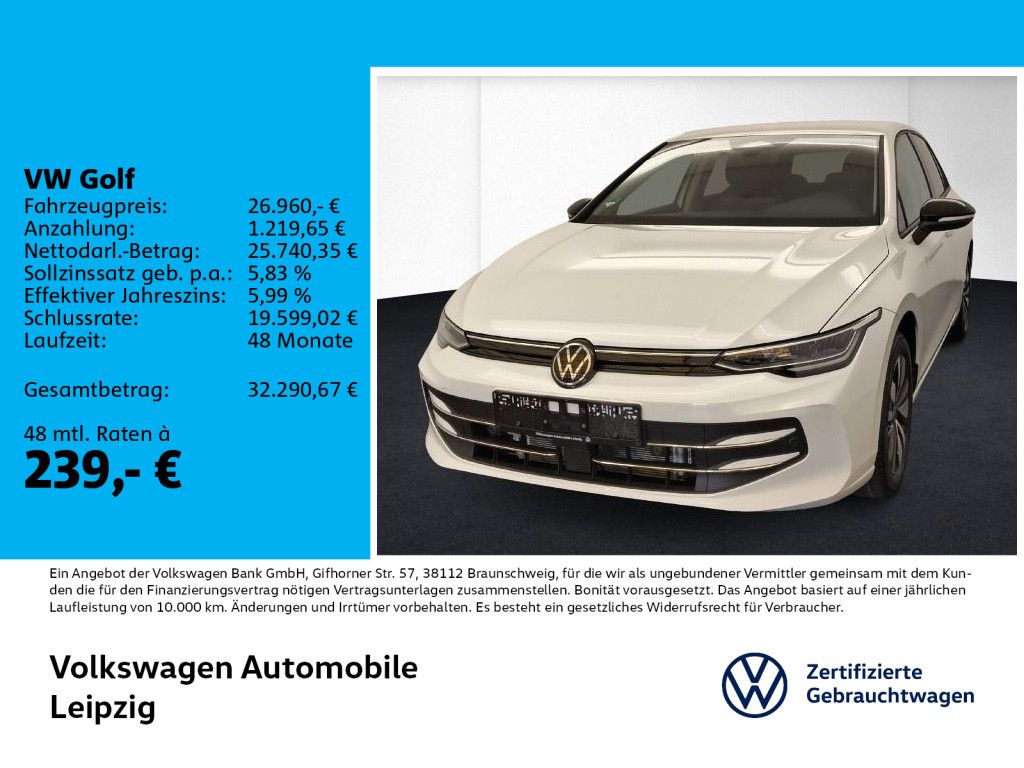 Volkswagen Golf VIII 1.5 eTSI Goal DSG Navi ACC LED RFK foto 1