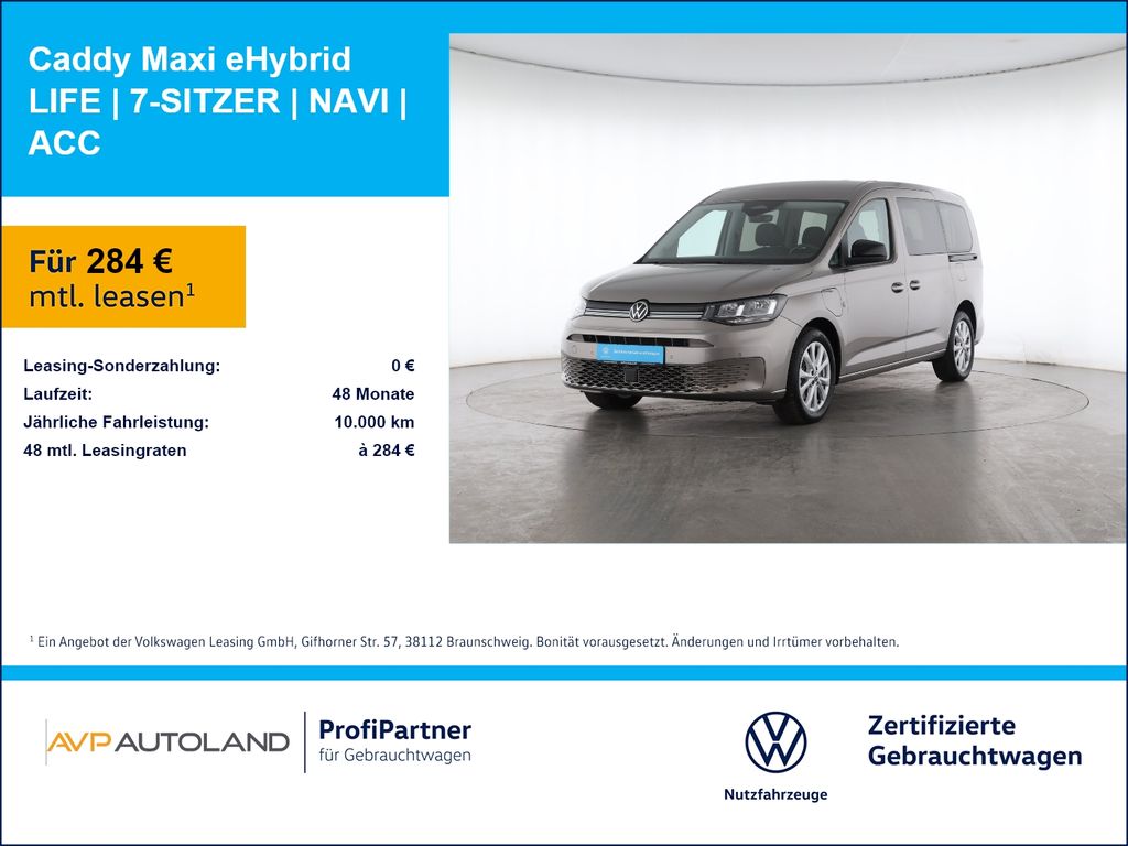 Volkswagen Caddy Maxi eHybrid LIFE | 7-SITZER | NAVI | ACC