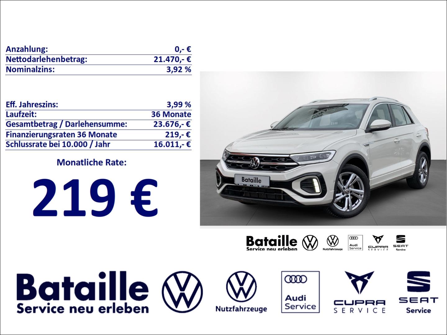 Volkswagen T-Roc 1.0 TSI R-Line AHK ACC SHZ App-Connect