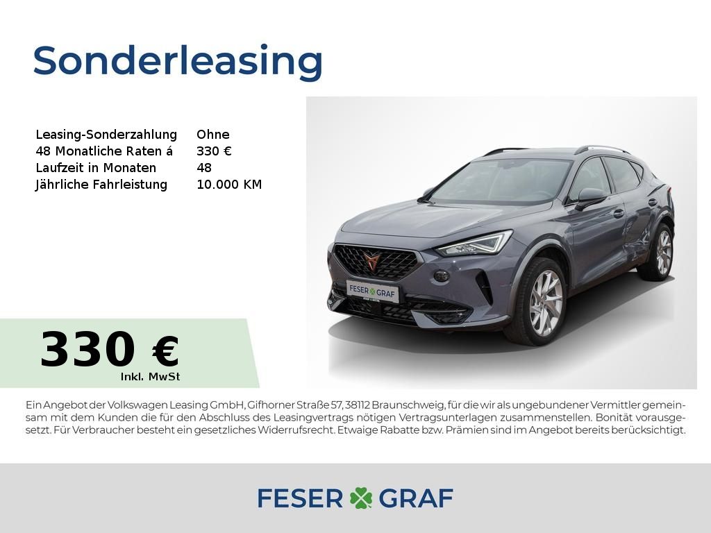 Cupra Formentor 2.0TSI DSG 4Drive LED/Navi/AHK/SHZ/ACC