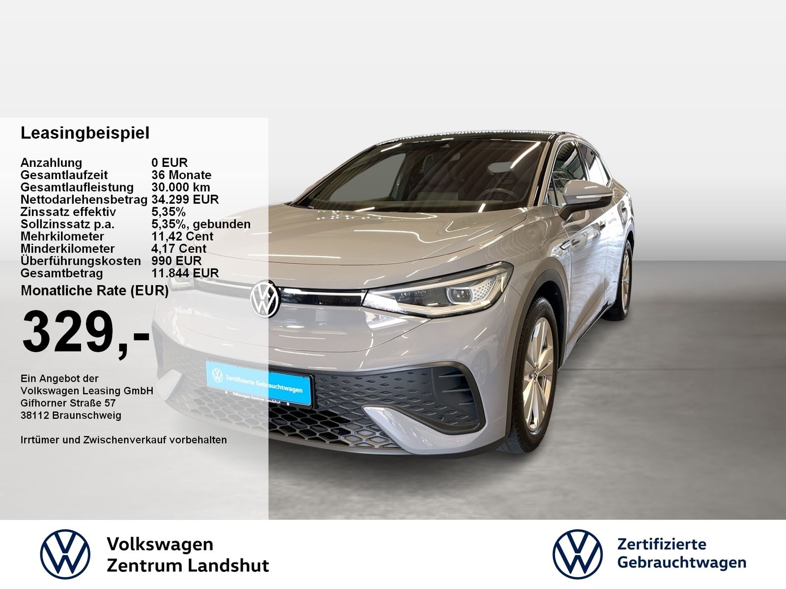 Volkswagen ID.5 Pro Automatik Matrix 360 ACC AHK AUT Kam.