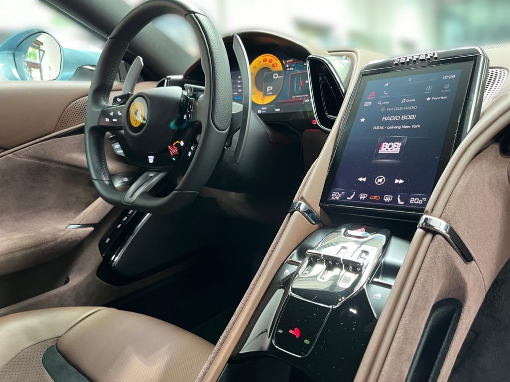Ferrari Roma Grigio Alloy*Cioccolato*Magneride*Alcantara