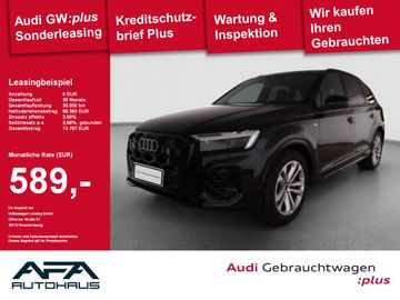 Audi Leasingangebot: Audi Q7 55 TFSI qu. tiptr. S-Line*Luft*AHK*Pano*7Sitz