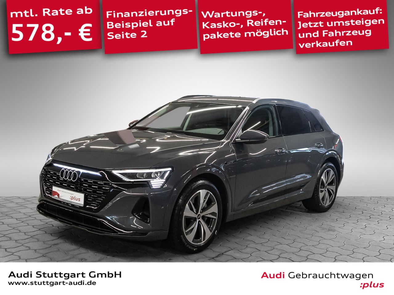 Audi Q8 50 e-tron qu advanced Matrix Keyless Kamera