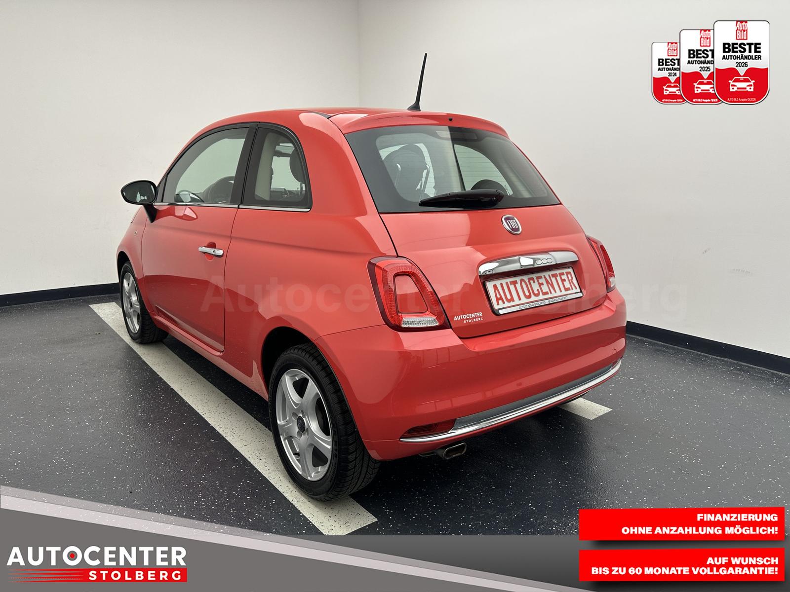 Fiat 500 Lounge "PANO-MULTI-KLIMA-ALU"